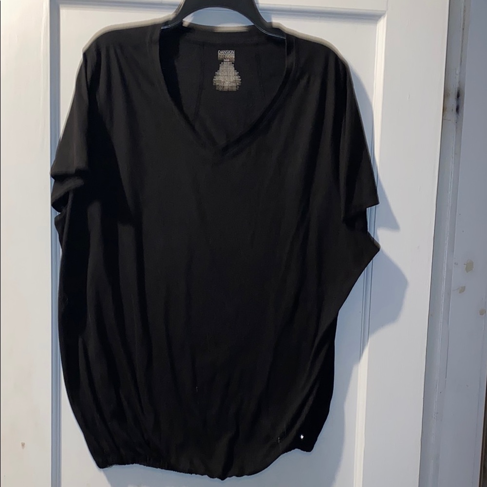 Black V-Neck Top